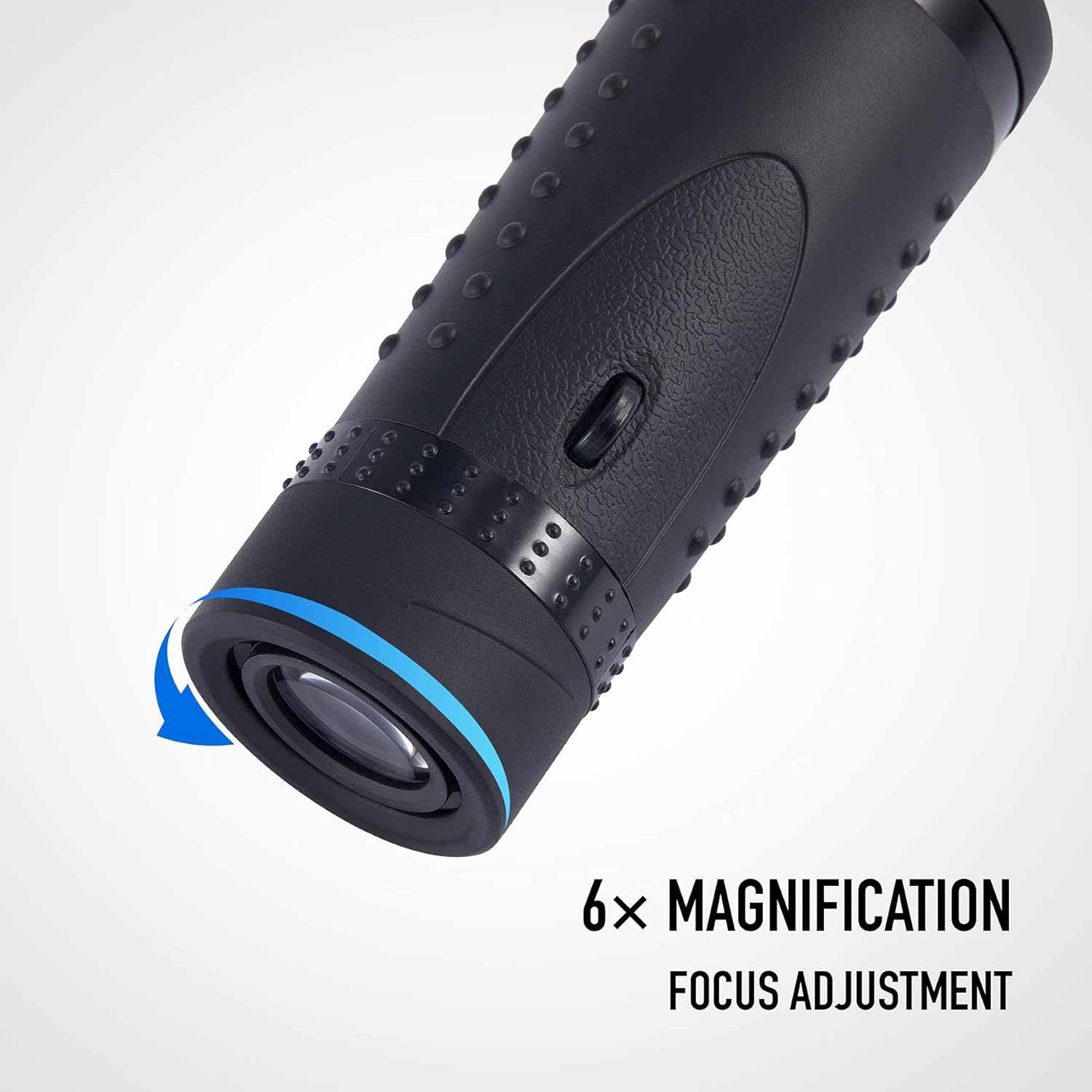 6x30 Monocular Telescope with Bag and Neck Strap, BAK-4 Prism, FMC 30mm, Black Q21496