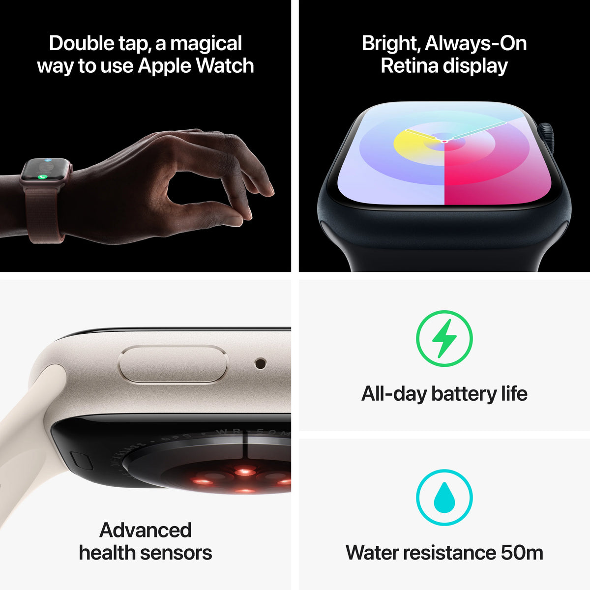 Midnight Aluminum Case 41mm Sport Band Fitness Tracker C76911