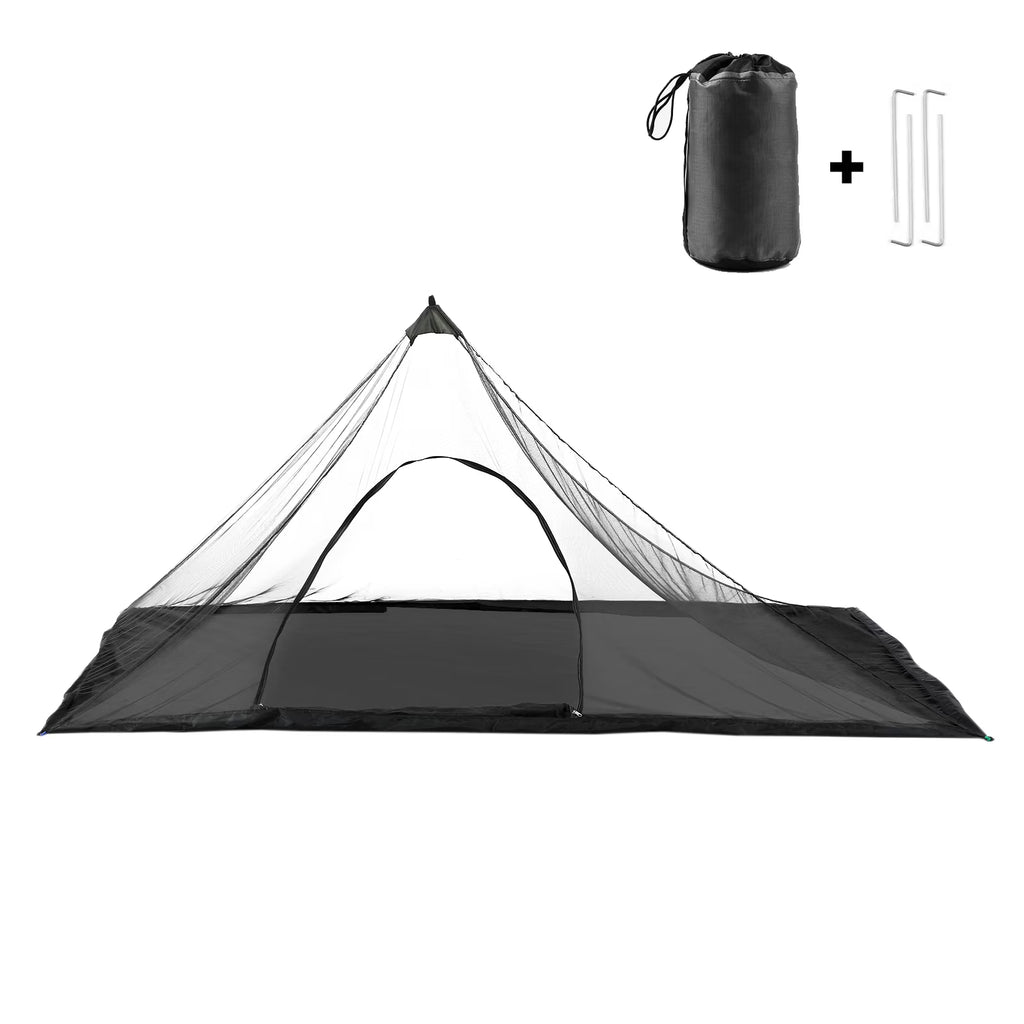 Black/Green Camping Tent with Carry Bag Q18465