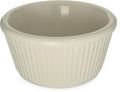 Melamine Fluted Ramekin Set, 4 oz Capacity, Bone (Case of 12) O410391