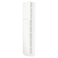 White High Cabinet with Shelves and 2 Doors X4012