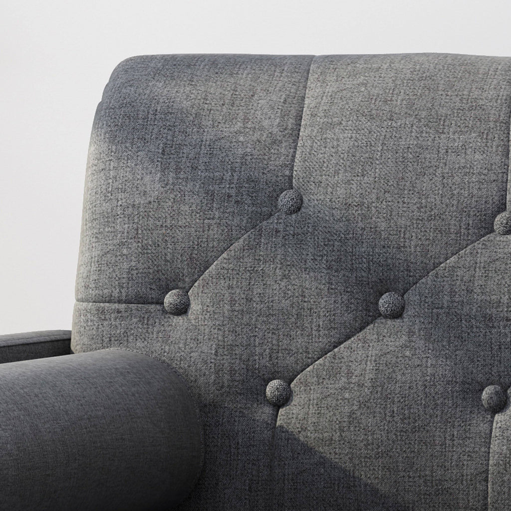 Dark Gray Fabric Club Chair Z517