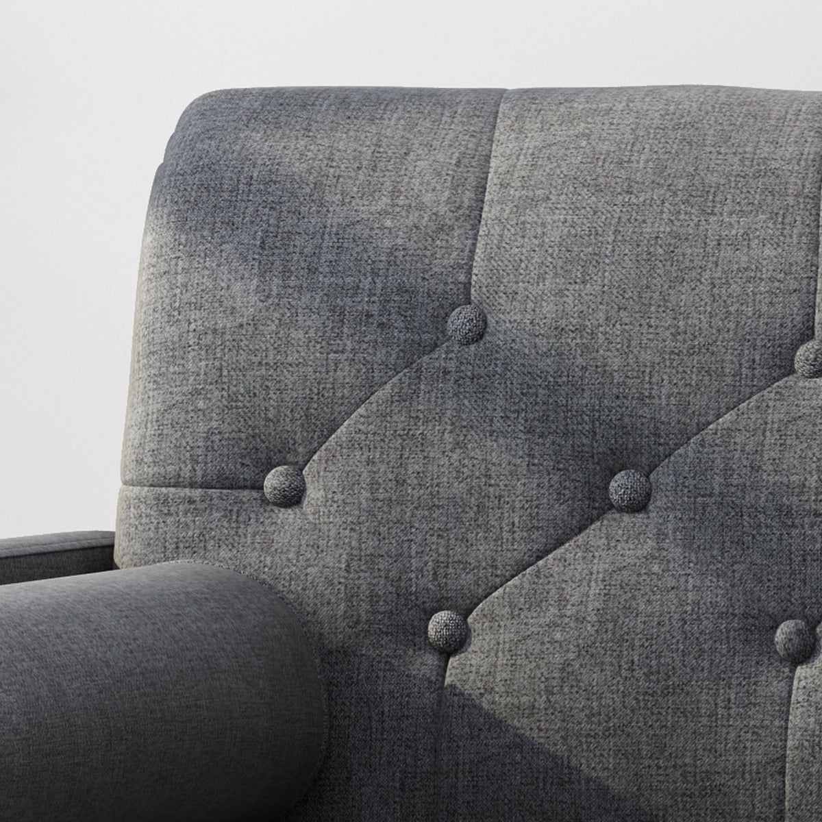 Dark Gray Fabric Club Chair Z517