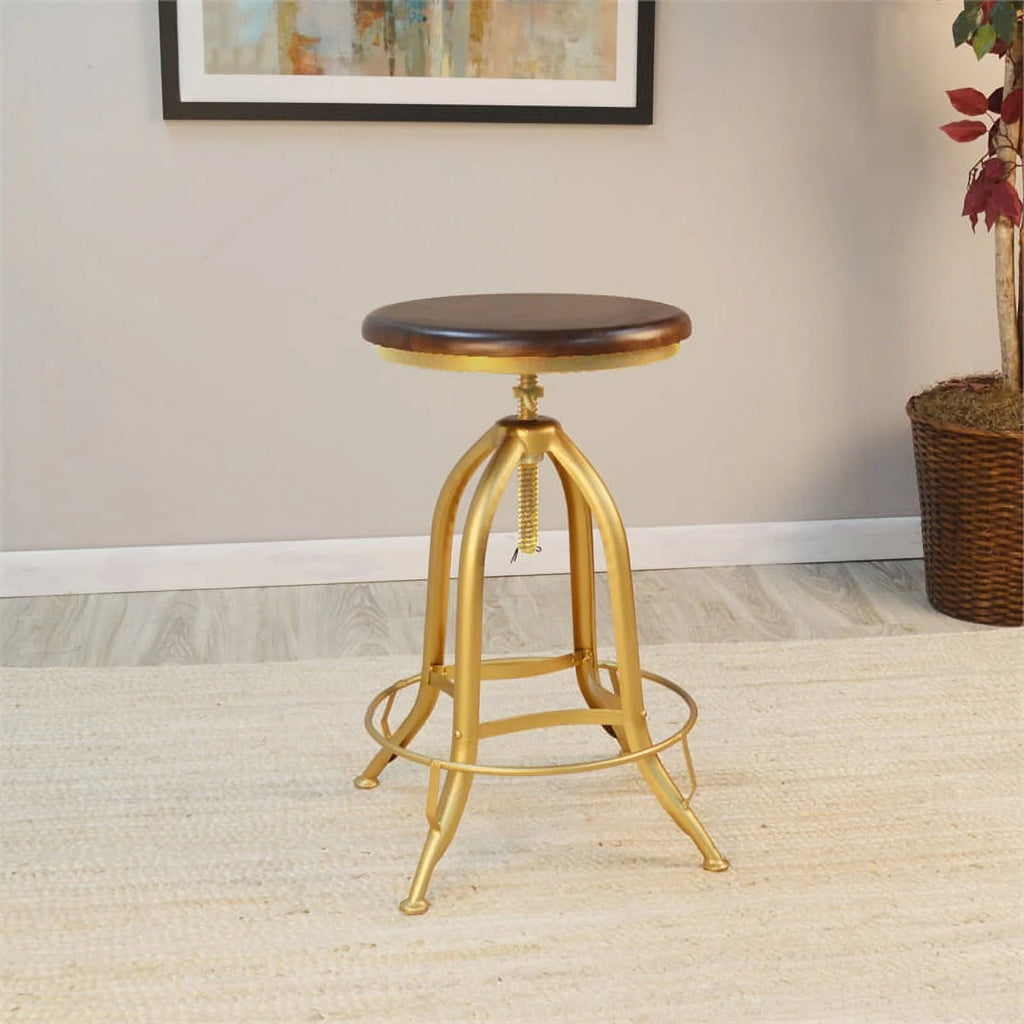 Adjustable Height Swivel Bar Stool Y7496