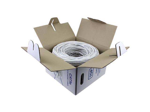 Cat5e Riser 1000ft 24AWG 4 Pair Solid Bare Copper 350MHz UTP V14997