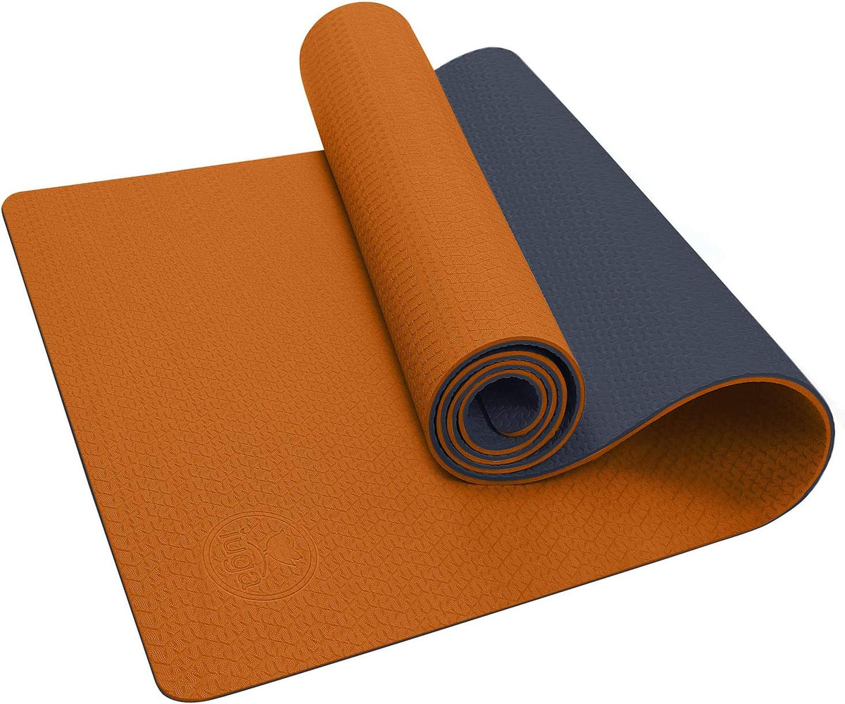 Non Slip Textured Yoga Mat with Carrying Strap V65338