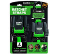 2in x 10ft Retractable Ratchet Straps, 2 Pack M268