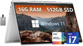 HP Envy x360 2-in-1 15.6" FHD Touchscreen Laptop, Intel Core i7-1355U, 16GB LPDDR5 RAM, 512GB SSD, Intel Iris Xe Graphics, Backlit KB, 5MP IR Camera, Win 11, Silver K793540