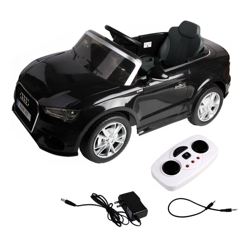 12 V Black Kids Ride on Car with RC V9068