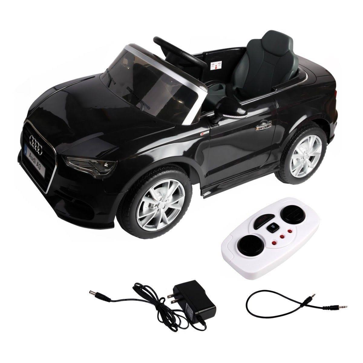 12 V Black Kids Ride on Car with RC V9068