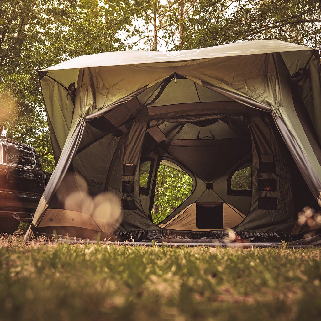 4-8 Person Alpine Green Camping Tent R9951
