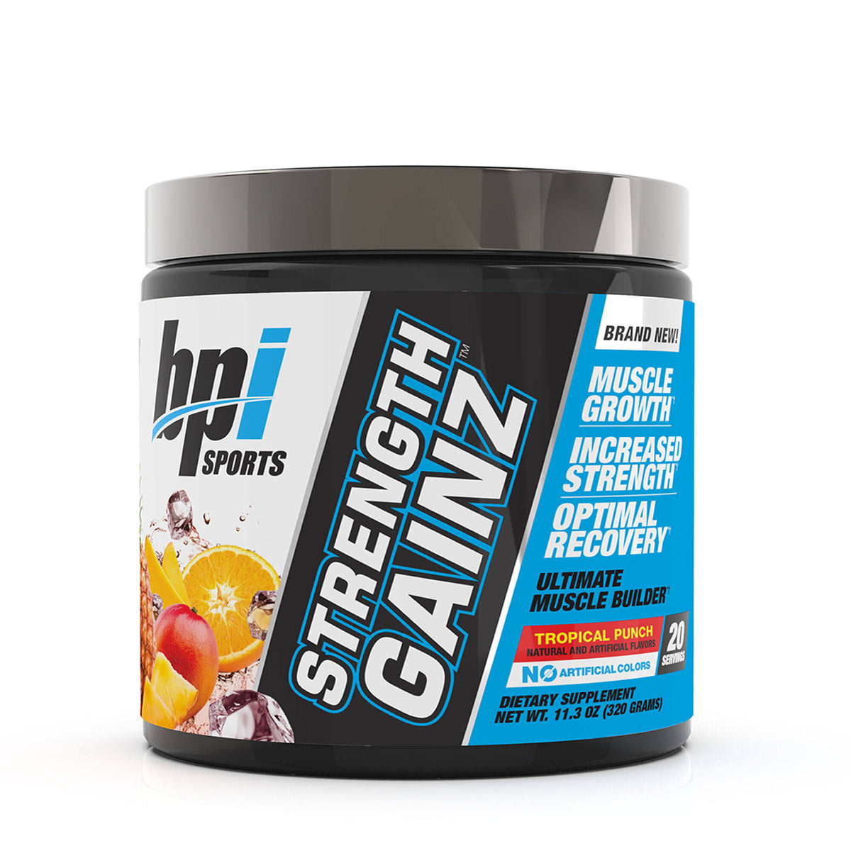 20 Servings Tropical Punch Strength Gainz J836146