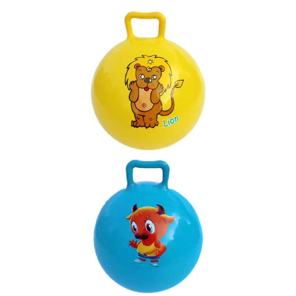 4pcs Inflatable Exercise Ball Jumping Ball Fitness Balance Toy U374