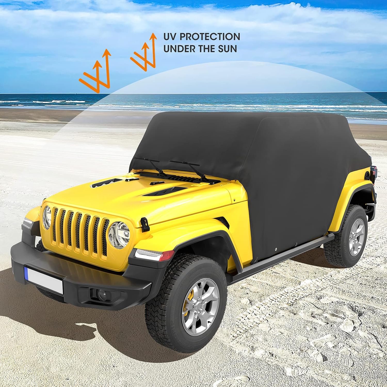 Water-Resistant 4 Door Auto Cover for Wrangler JL Unlimited Z59188