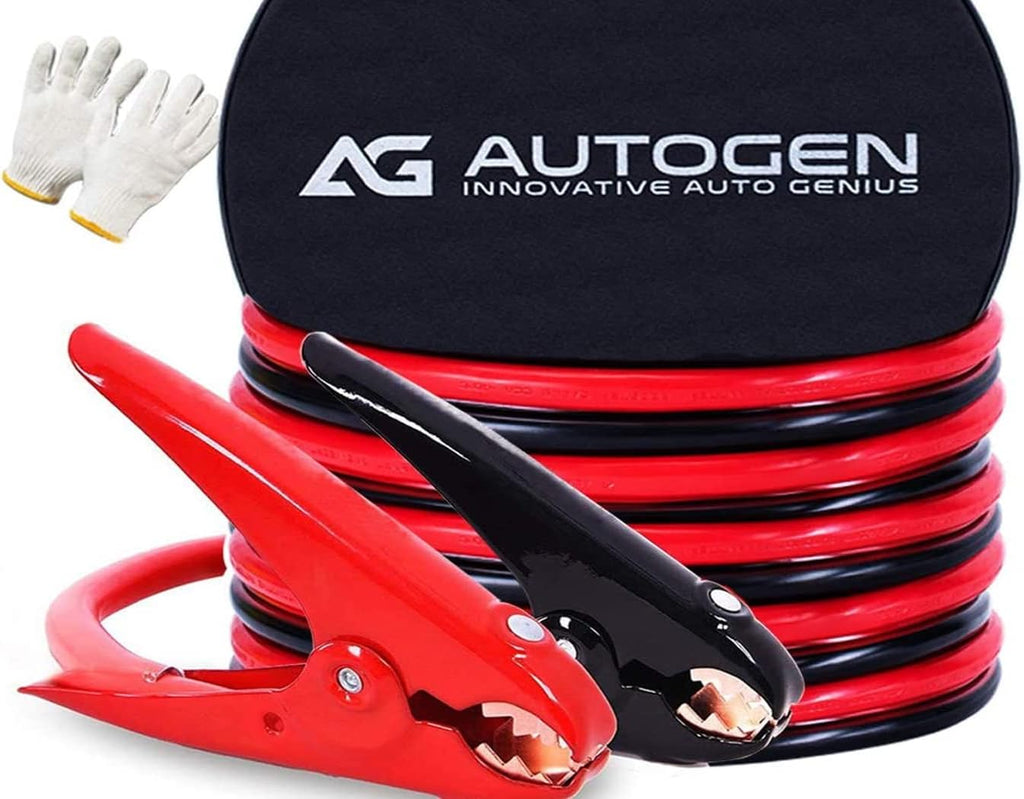Heavy Duty Jumper Cables 0 Gauge x 25Ft 1000AMP with Carry Bag F73621