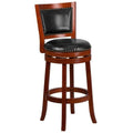 Black Wooden Bar Stool Y1556