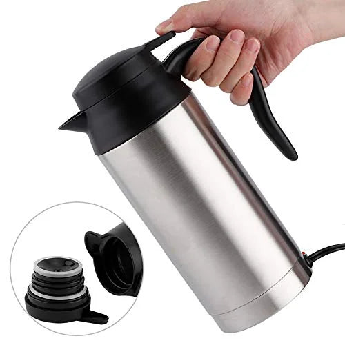 Car Electric Kettle 750ml 12V Stainless Steel D386848