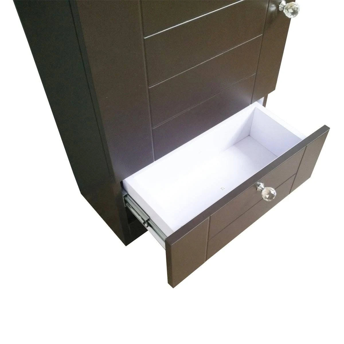 White Bathroom Sink Vanity Cabinet with Faucet and Drain Q2175