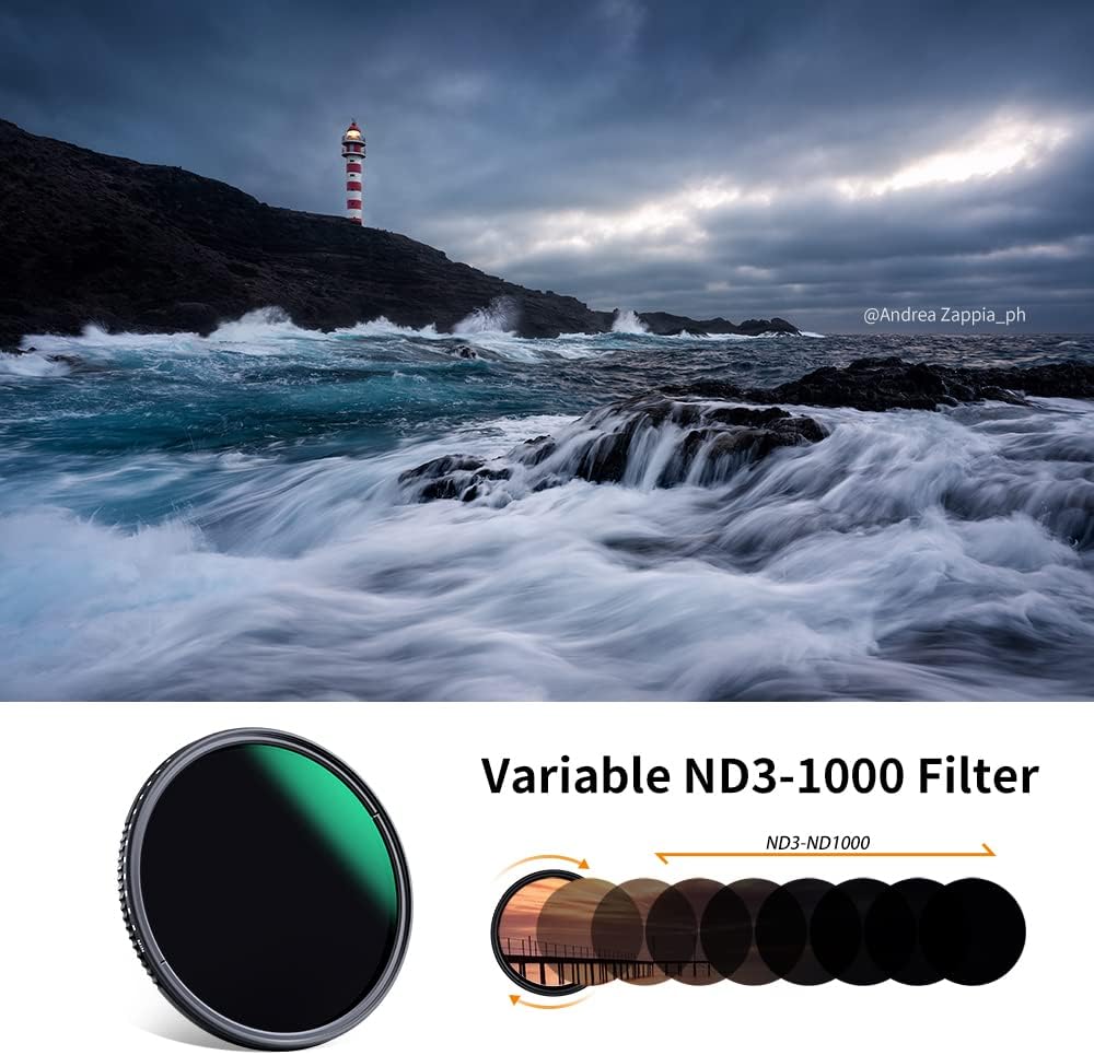 67mm Variable ND3-ND1000 Neutral Density Lens Filter Y395341