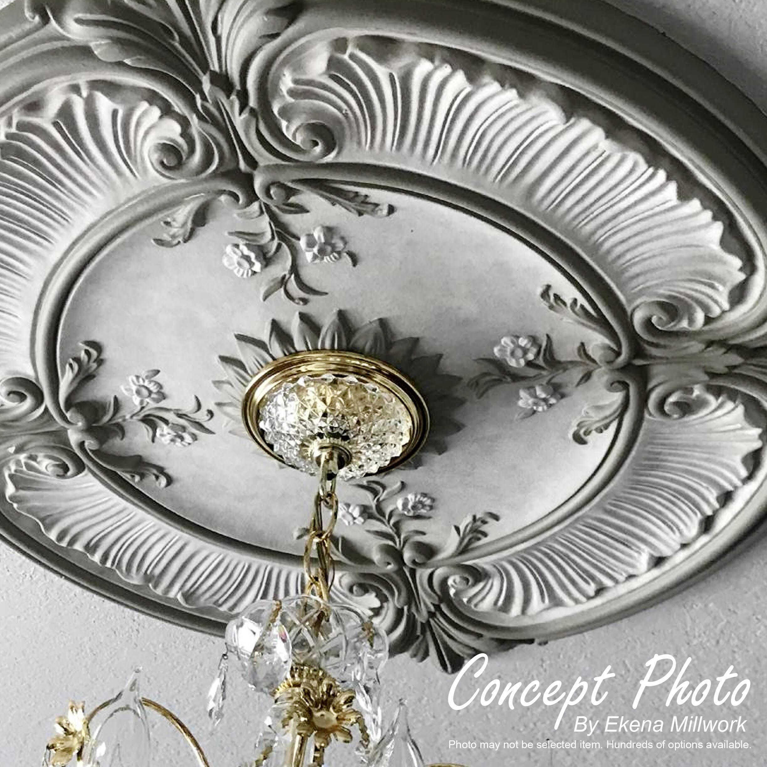 17 5/8x22OD x 3 5/8x22ID x 1 7/8x22P Ceiling Medallion S560839