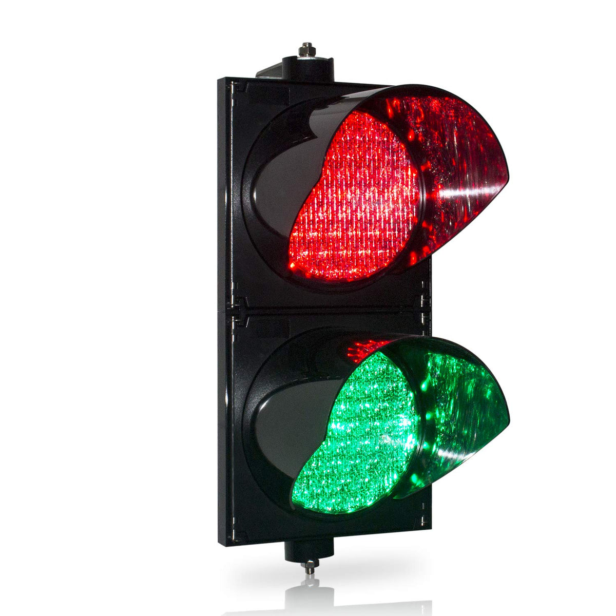 200mm 8inch Red Green Industrial LED Traffic Light with PC Housing Waterproof IP65 J765