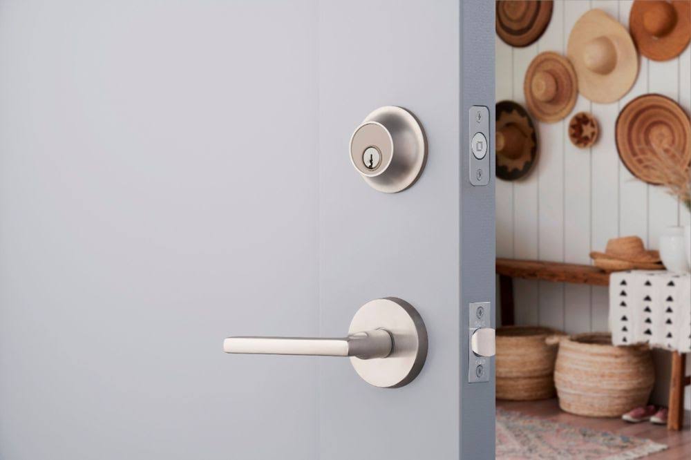 Satin Chrome Bluetooth Smart Lock V231