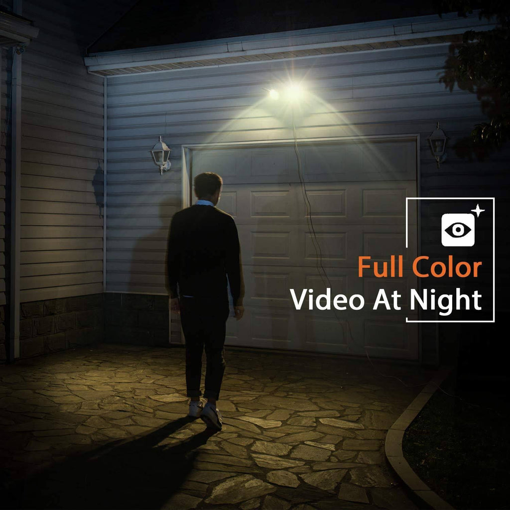 Smart LED Floodlight with Security Camera, 1080p I752941