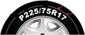 Black Steel Wheel 17 Inch 5 Lug S746
