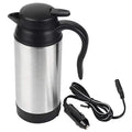 Car Electric Kettle 750ml 12V Stainless Steel D386848