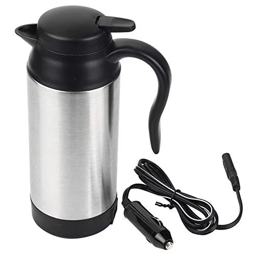 Car Electric Kettle 750ml 12V Stainless Steel D386848