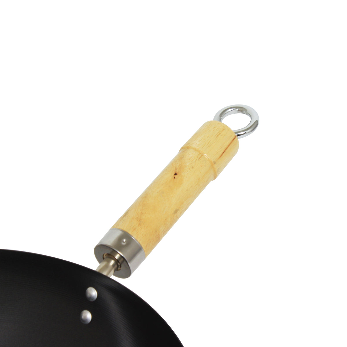 14" Wood Handle Pan K374