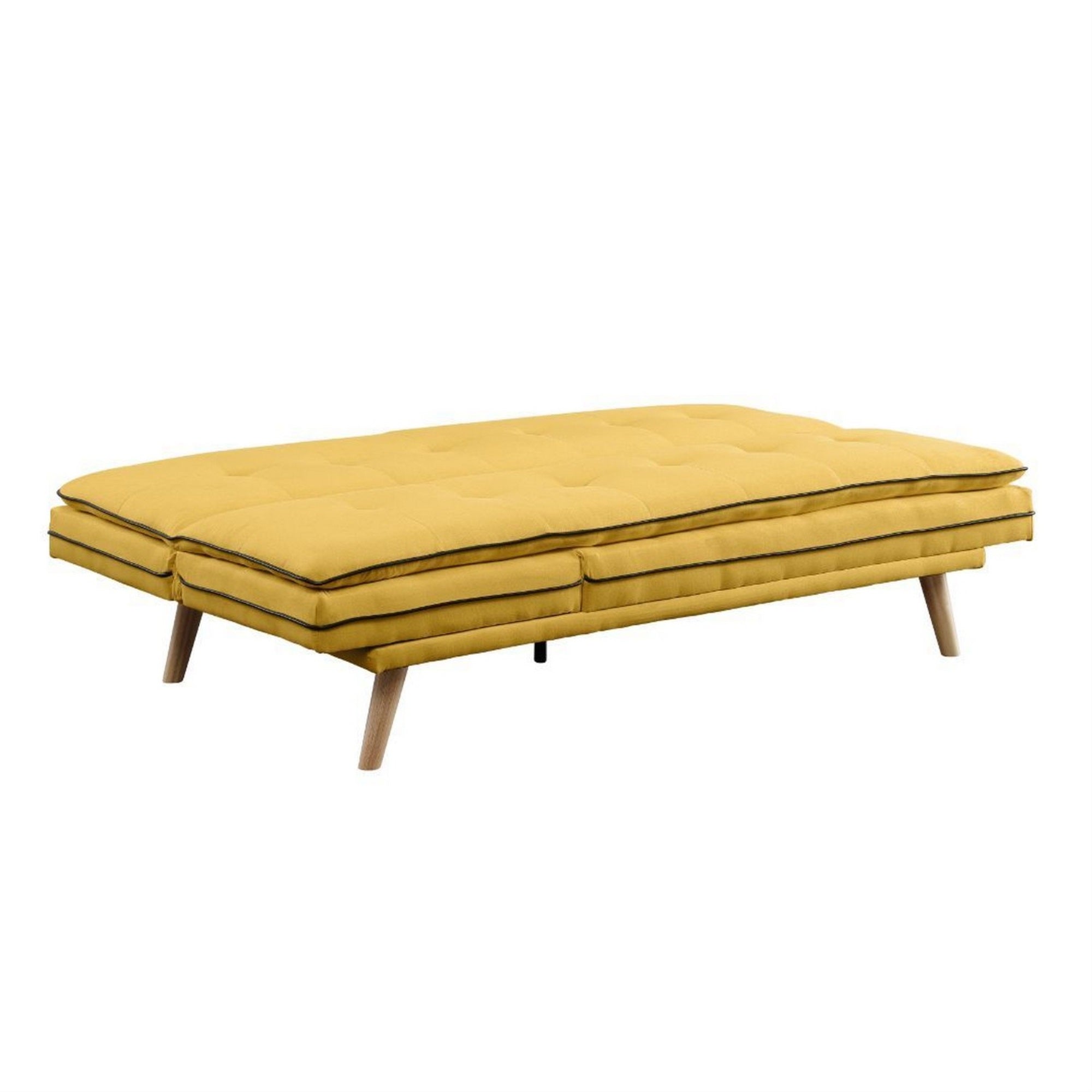 Adjustable Sofa with Tufted Seat and Angled Legs H664