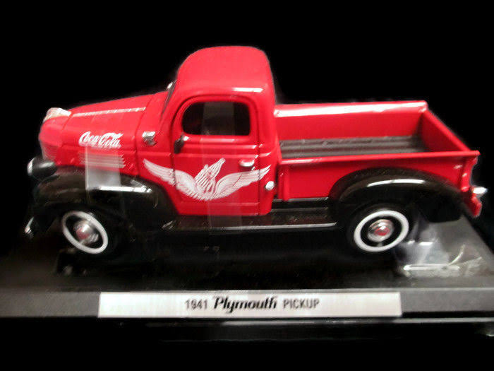 Red Coca Cola Plymouth Pickup Truck (1:24) Q332