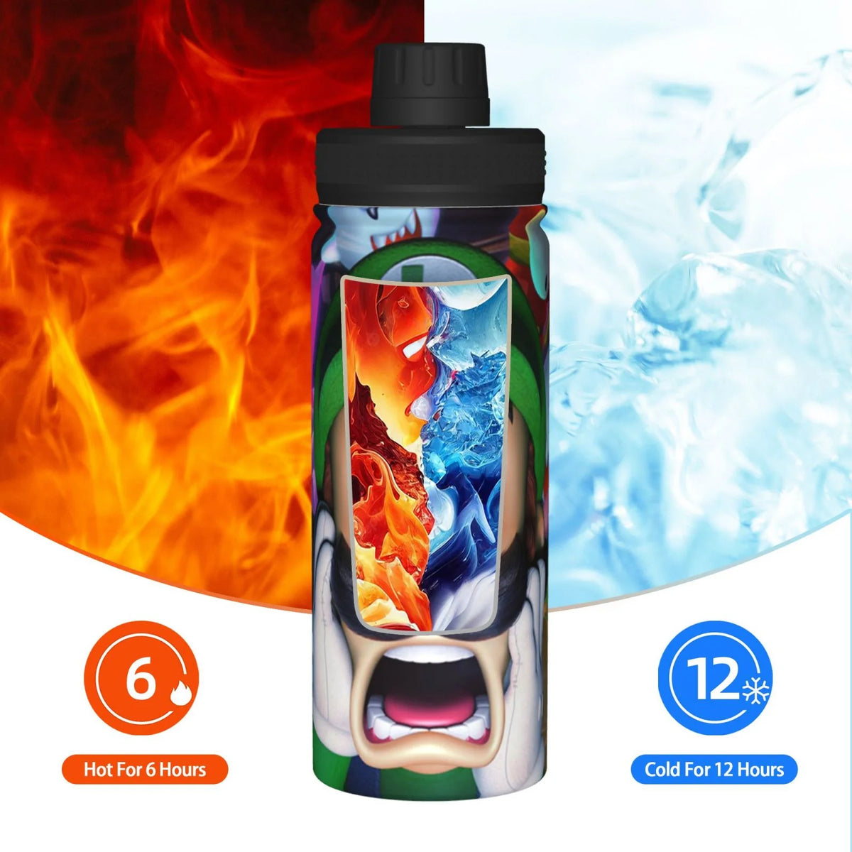 18OZ Insulated Stainless Steel Water Bottle X192