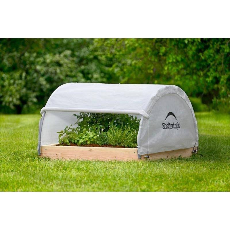Round Raised Bed Greenhouse with Fully Closable Cover W881