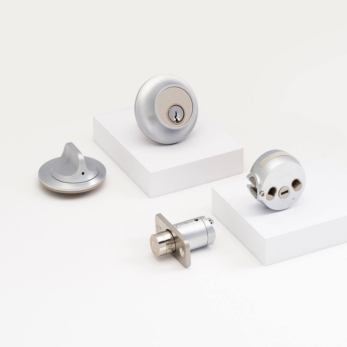 Satin Chrome Bluetooth Smart Lock V231
