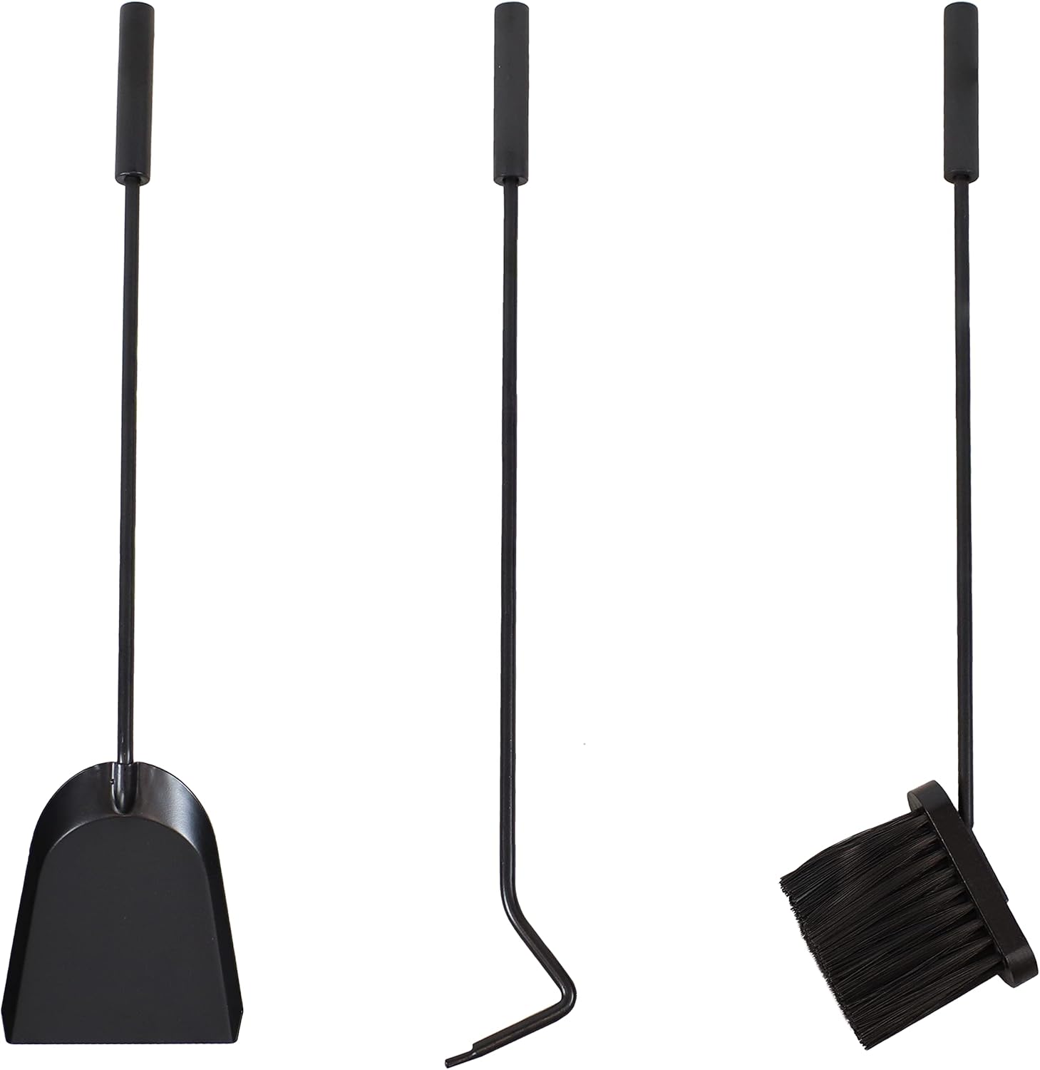 Wrought Iron Firewood Rack with Poker, Shovel and Brush Tools P462