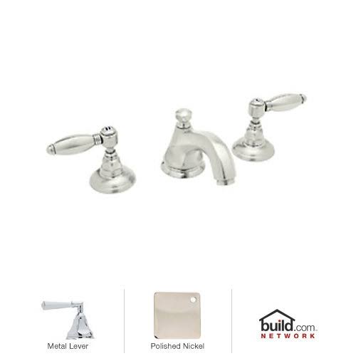 Polished Nickel Widespread Lavatory Faucet G2396