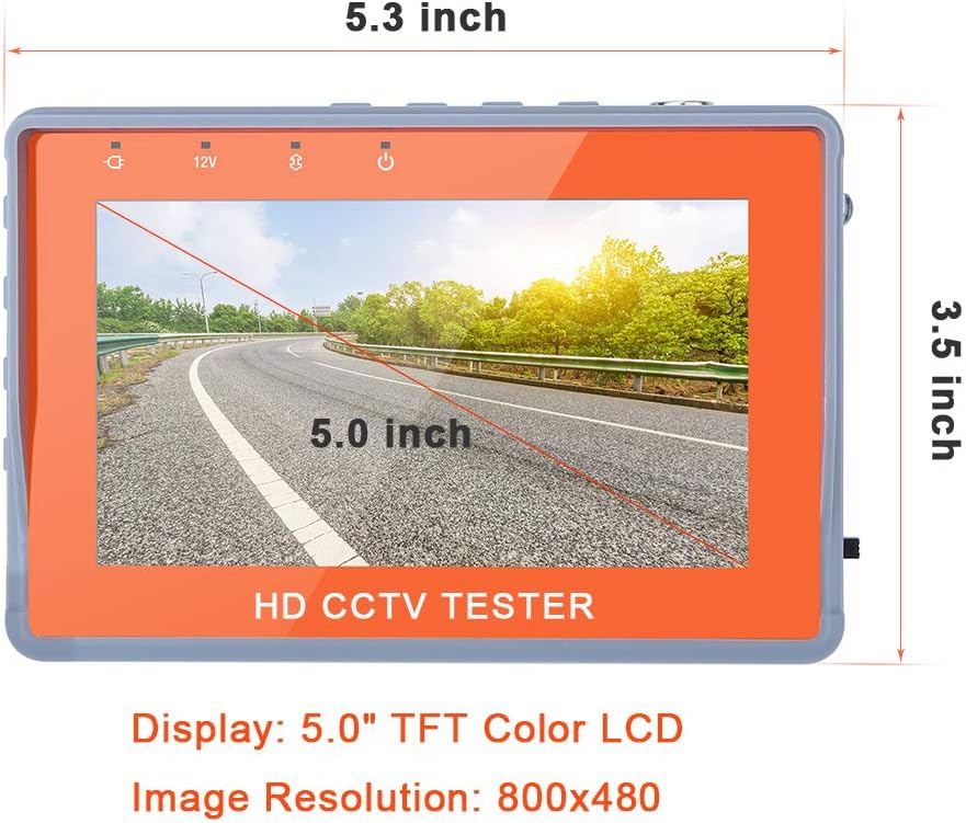 5 Inch 4 in 1 HD 1080P Portable CCTV Tester Monitor V72304