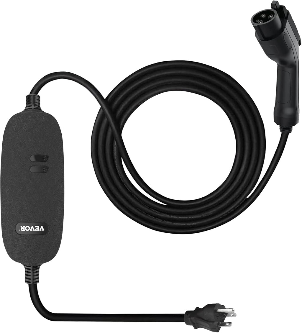 Portable Level 2 EV Charger with 25 ft Charging Cable F101515