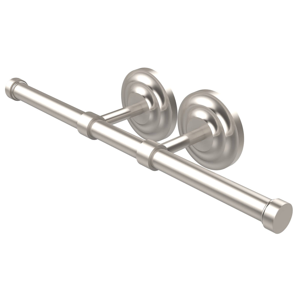 Satin Brass Double Roll Toilet Tissue Holder E932