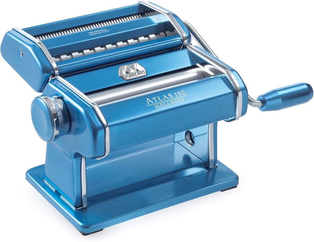 Black Pasta Machine with Pasta Cutter and Hand Crank B349205