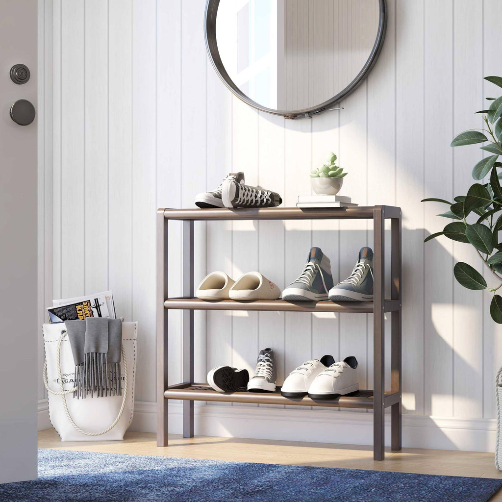29 in. Bookcase with 3 Shelves in Espresso T718684
