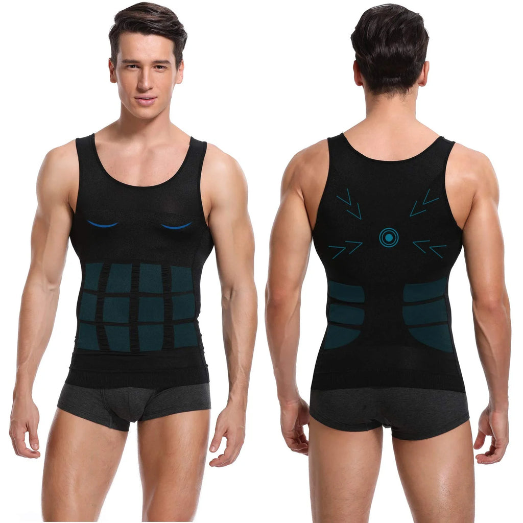 Mens Compression Undershirt Vest C31827