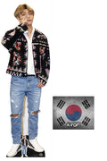 180cm x 57cm Cardboard Cutout Fan Pack V557