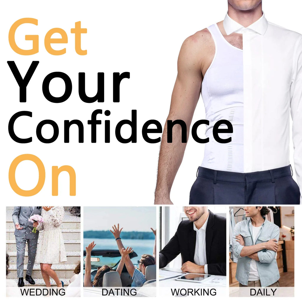 Mens Compression Undershirt Vest C31827