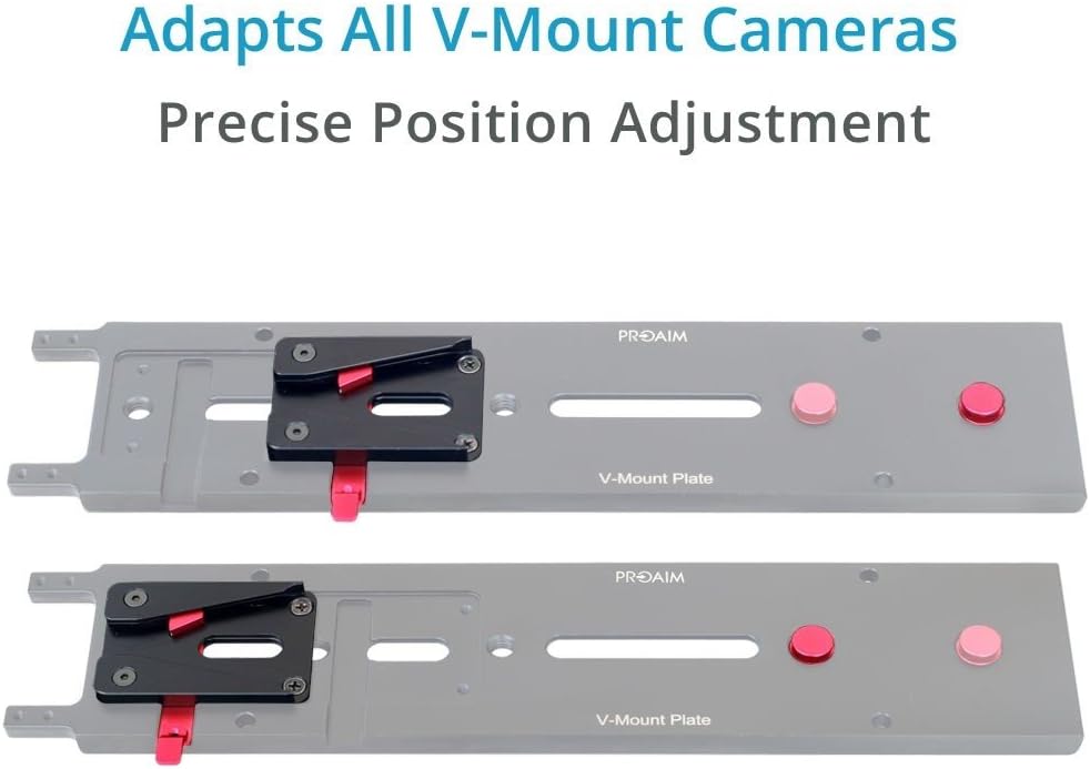 V-Mount Camera Plate with 100mm & 150mm Rods V7777